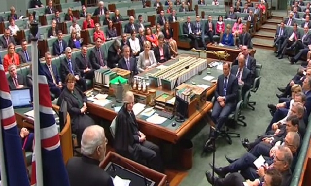 Заседание парламента Австралии