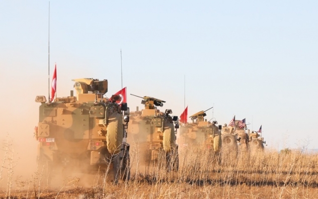 Турецкие и американские войска участвуют в совместном патрулировании территории. Сирия