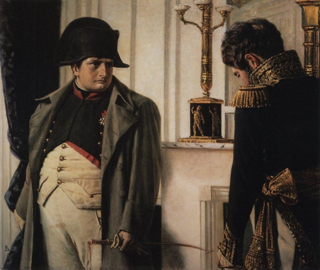 Василий Верещагин. Наполеон и маршал Лористон (Мир во что бы то ни стало). 1899-1900