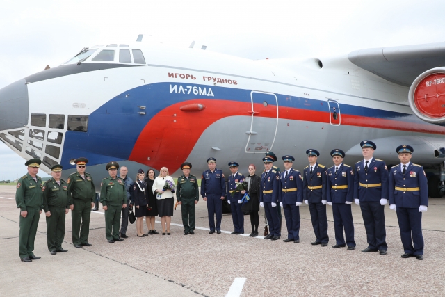 В Калужской области самолету Росгвардии присвоили имя «Игорь Груднов»