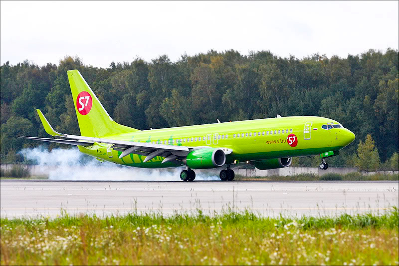 S7 airlines boeing 737 800 фото салона