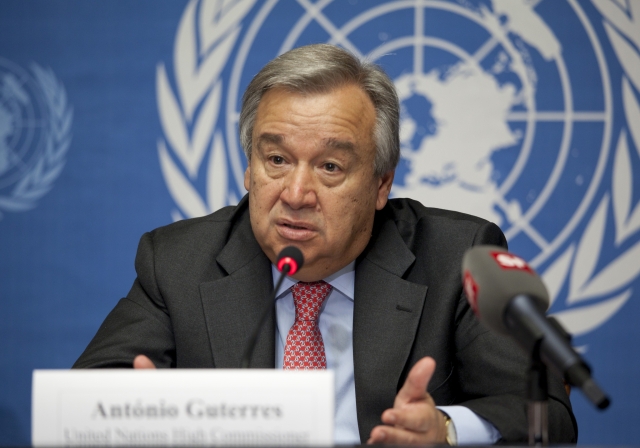 Генеральный секретарь ООН  Антониу Гутерриш
