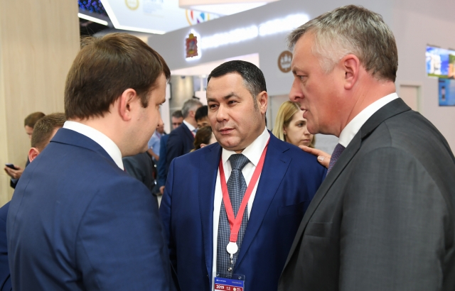 На ПМЭФ-2019 Тверская область заключила соглашения на 55 млрд руб. — Руденя
