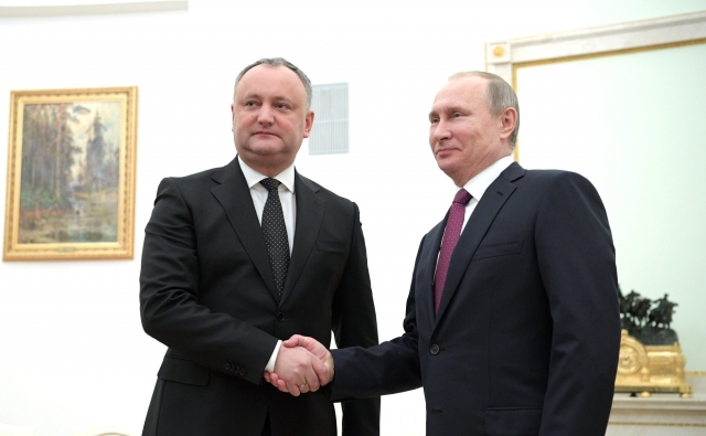 Игорь Додон и Владимир Путин
