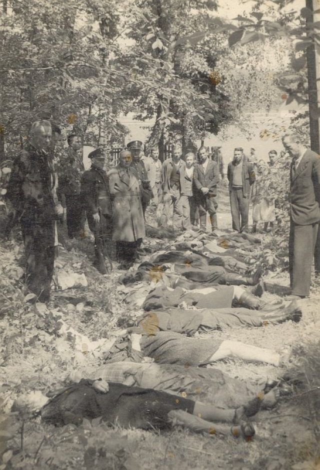 Жертвы атаки ОУН-УПА (организация, деятельность которой запрещена в РФ) на поезд в окрестностях Любичи Кролевской. 16 июня 1944 года