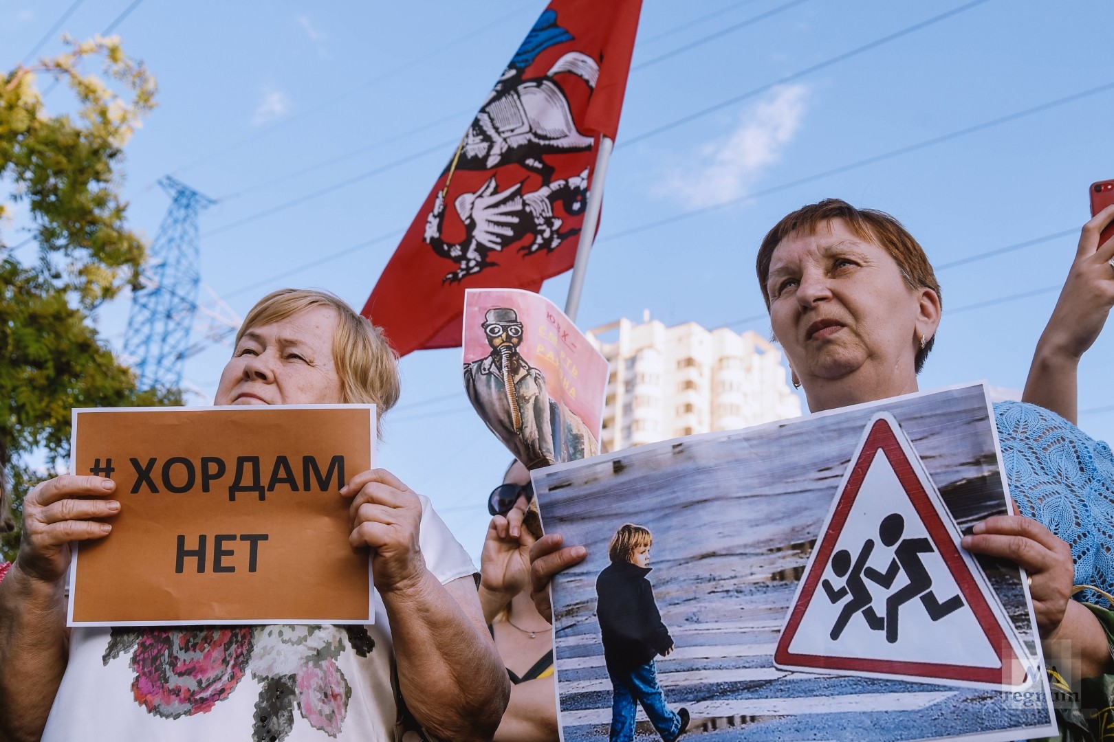 Митинг против строительства Юго-Восточной хорды (ЮВХ) в Москве