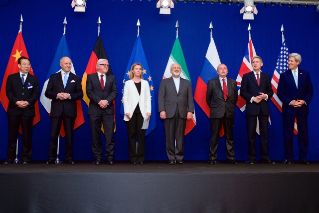 Переговоры об иранской ядерной программе — министры иностранных дел и других должностных лиц P5 + 1 и министры иностранных дел Ирана и ЕС в Лозанне