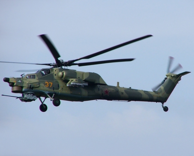 Вертолет Ми-28 выполнил новую фигуру высшего пилотажа