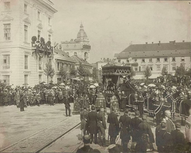 Похороны генерала в 1902 году