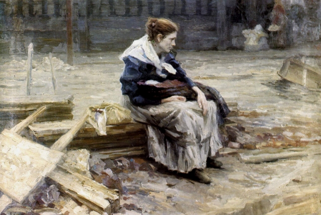 Николай Касаткин. Жена заводского рабочего. 1901