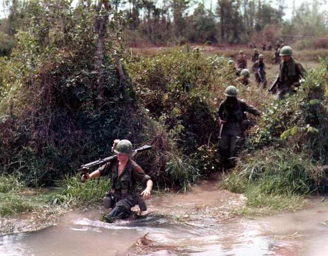 Американские солдаты во Вьетнаме 