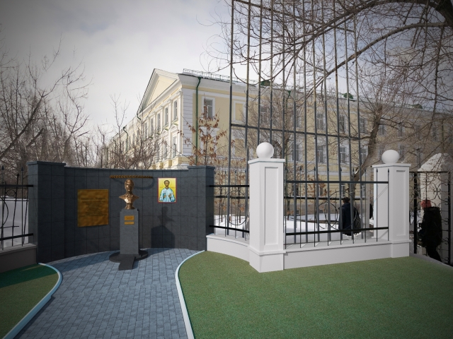 Проект мемориала в честь Александра Шмореля 