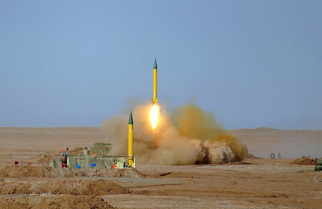 Пуск ракет «Шахаб-3». Иран 