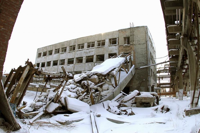 Развалины «Усольехимпрома»