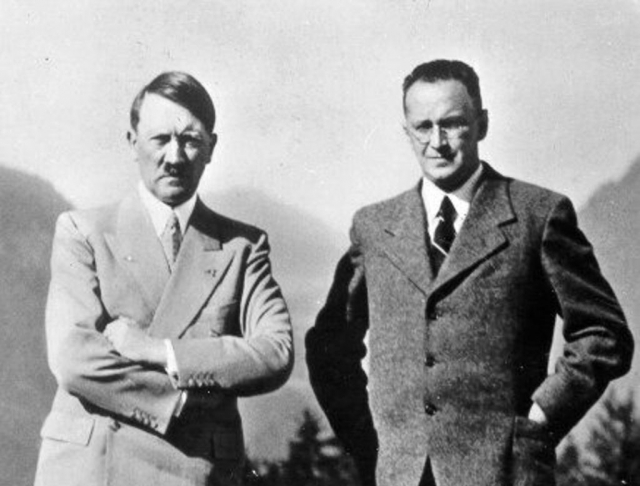Конрад Генлейн и Адольф Гитлер