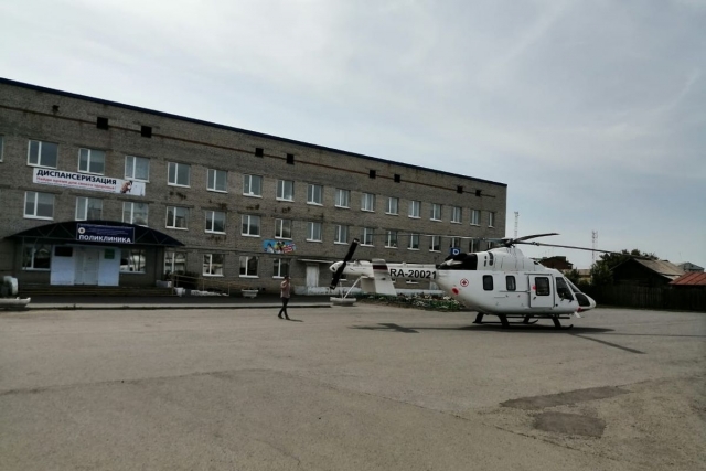 Власти Зауралья отправили вертолёт на помощь пострадавшим в ДТП