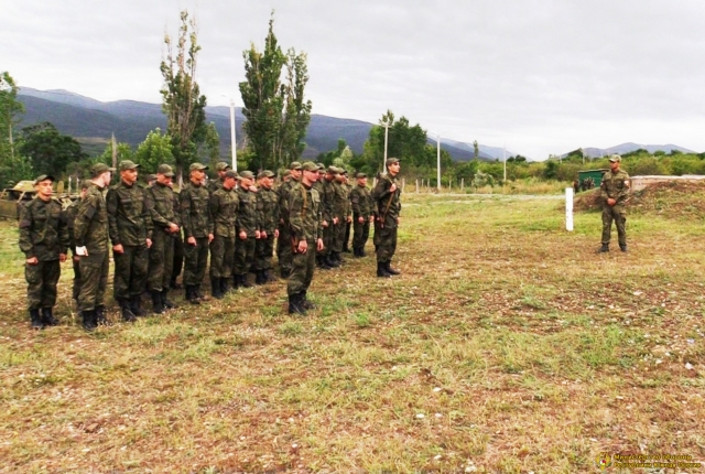 Курсанты Южной Осетии окончили «курс молодого бойца»