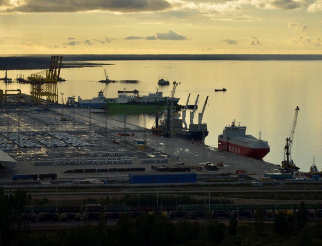 В морском порту Усть-Луга приступили к строительству терминала Lugaport