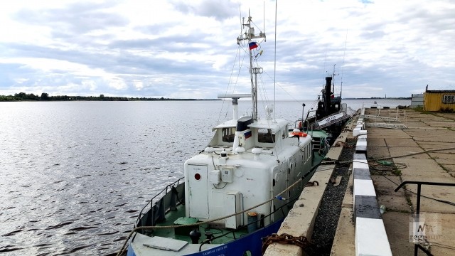 Городская пристань Онеги. Современный вид