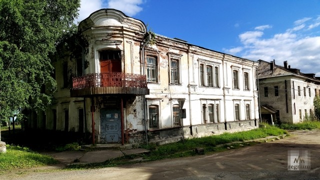 Усадьба А.И.Воробьева (ныне Онежская типография). Современный вид