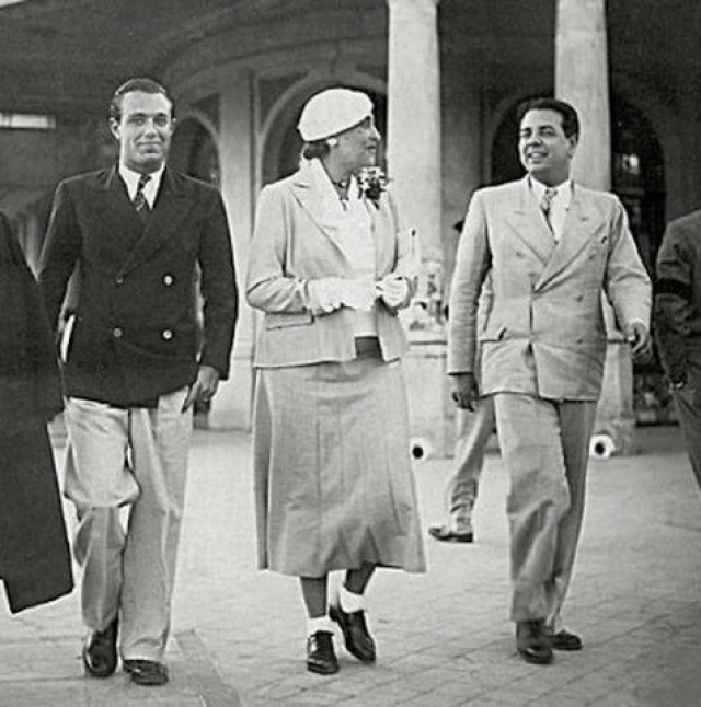 Адольфо Биой Касарес, Виктория Окампо и Хорхе Луис Борхес. 1935