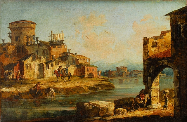 Франческо Гварди. Венецианский пейзаж