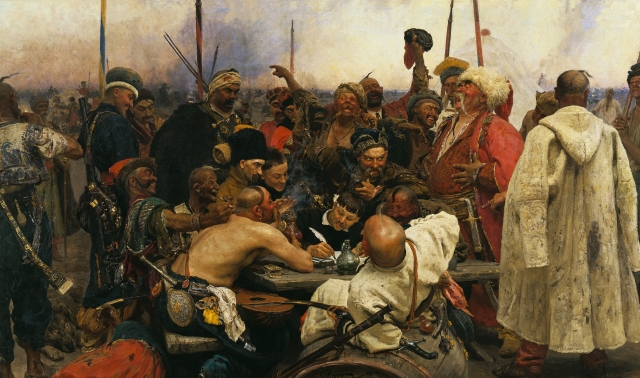 Илья Репин. Запорожцы пишут письмо турецкому султану. 1880 — 1891