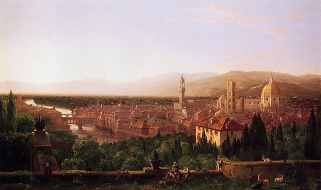 Томас Коул. Вид на Флоренцию. 1837