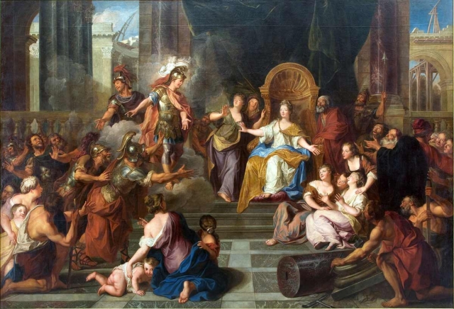 Каупель Антуан. Эней и Ахат появляются перед Дидоной. 1715-1717