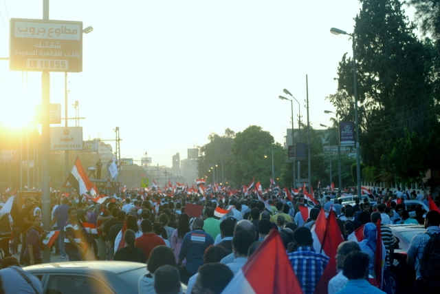 Марш протеста против Мурси в Каире. 2013 г. 
