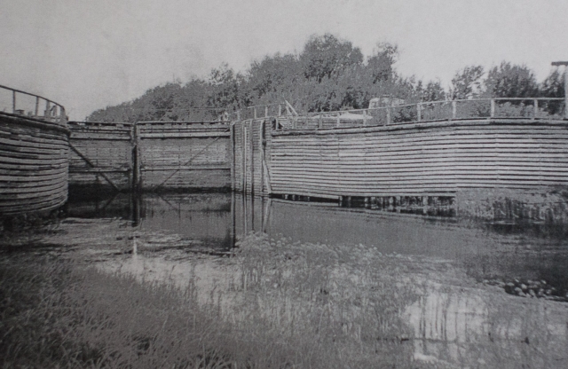 Шлюз Кулойского канала в 1989 году