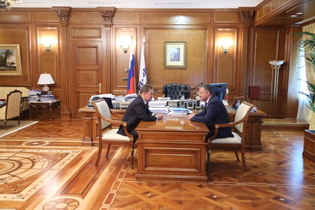 Бибилов и Миллер обсудили проект газификации сел Южной Осетии