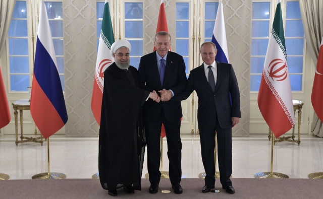 Трёхсторонний саммит по сирийскому урегулированию. 16 сентября 2019 года, Анкара
