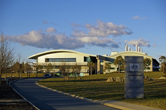 Штаб-квартира Geoscience Australia, расположенная в пригороде Канберры. Австралия