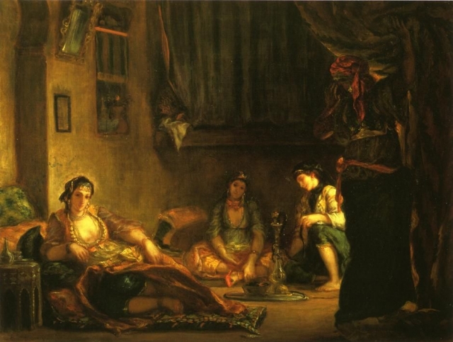 Эжен Делакруа. Алжирские женщины в гареме. 1849