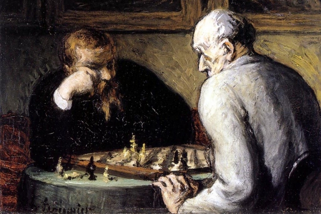 Оноре Домье. Шахматисты.1867
