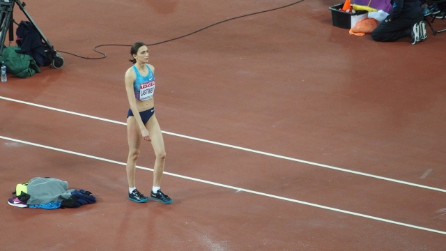 Ласицкене стала первой в истории трехкратной чемпионкой по прыжкам в высоту