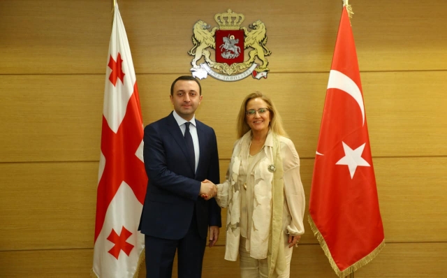 Министр обороны Грузии встретился с послом Турции