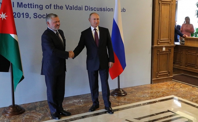 Путин назвал Иорданию важным ближневосточным партнером РФ
