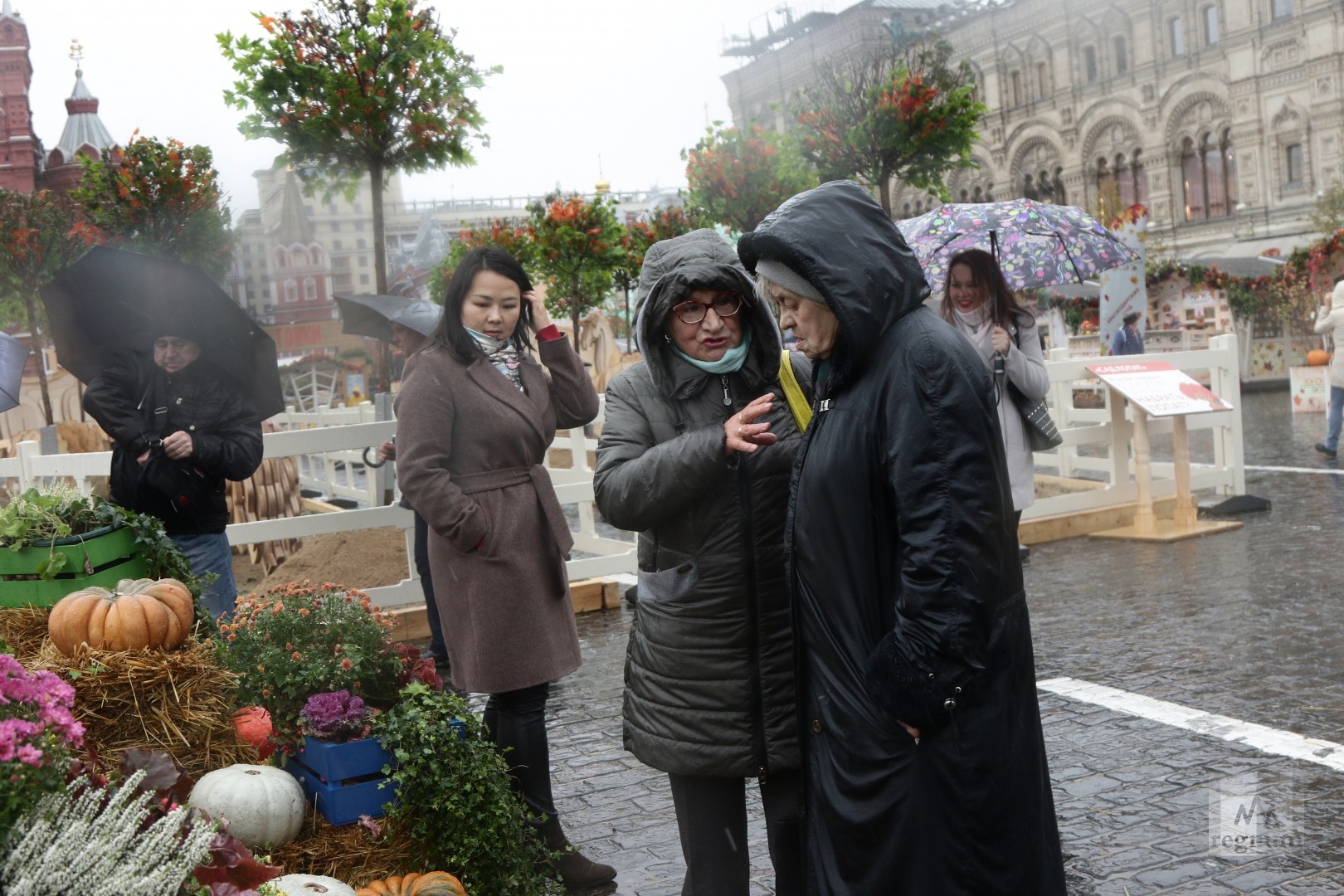 осень на красной площади