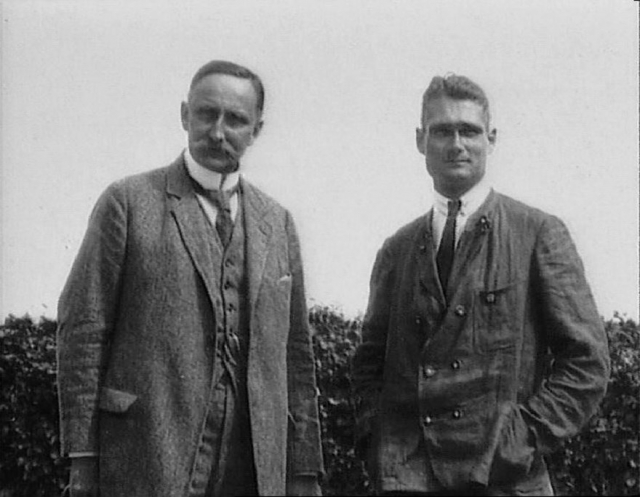 Карл Хаусхофер и Рудольф Гесс. 1920