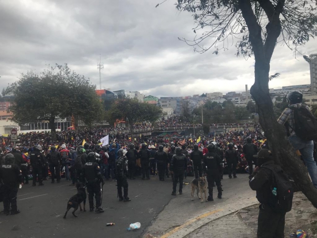 Протест в Эквадоре