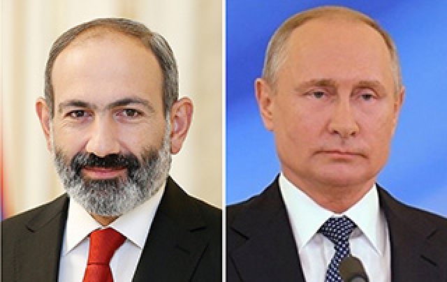 Путин поддержал просьбу Пашиняна о безопасности армянской общины Сирии