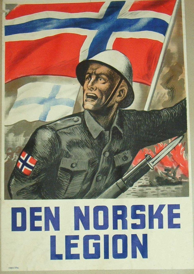 Агитационный плакат норвежского добровольческого легиона