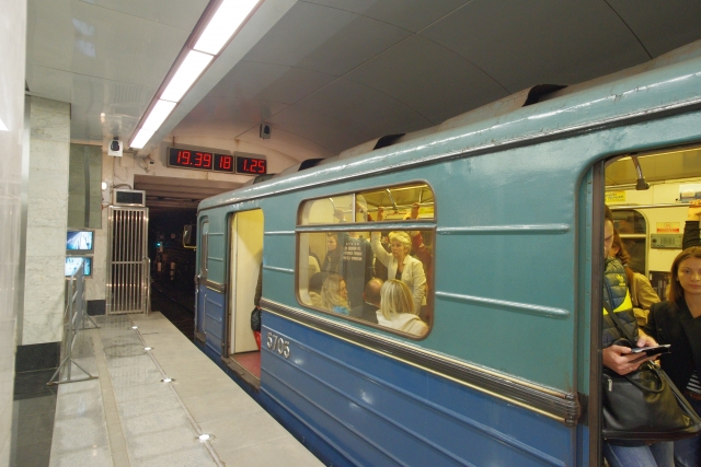 В московском метро 