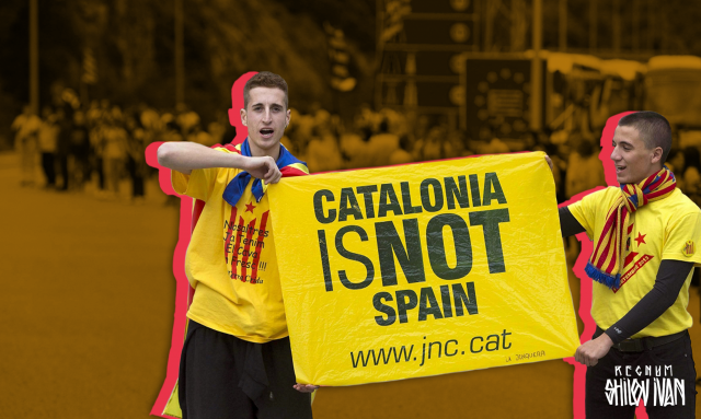 Воскресная акция протеста в Каталонии прошла спокойно