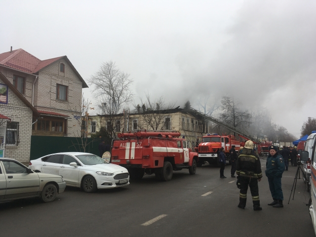 Пожар в Ростове Великом