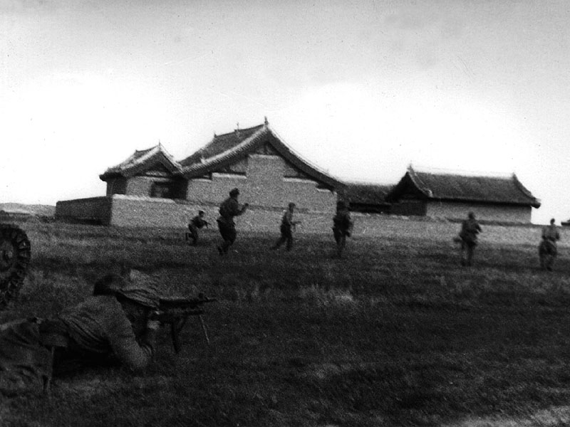 Атака советских частей в Маньчжурии