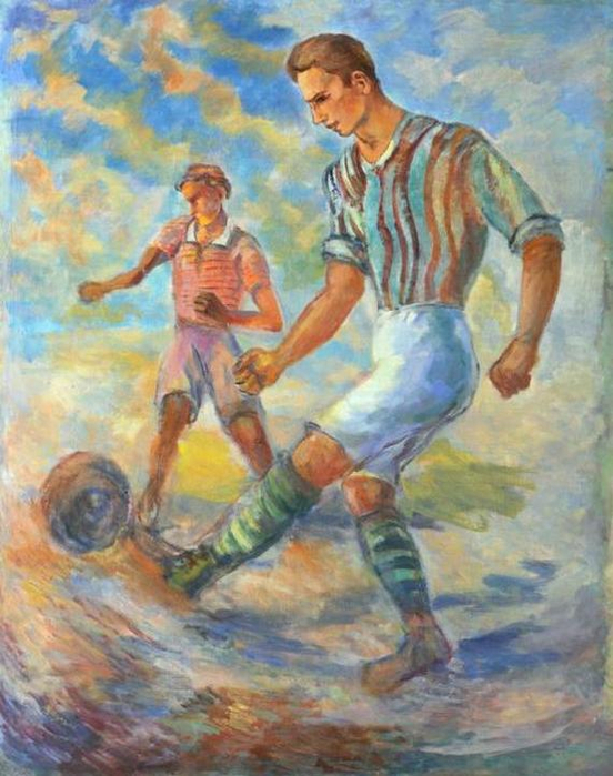 Павел Кузнецов. Футбол. 1930-е Павел Кузнецов. Футбол. 1930-е