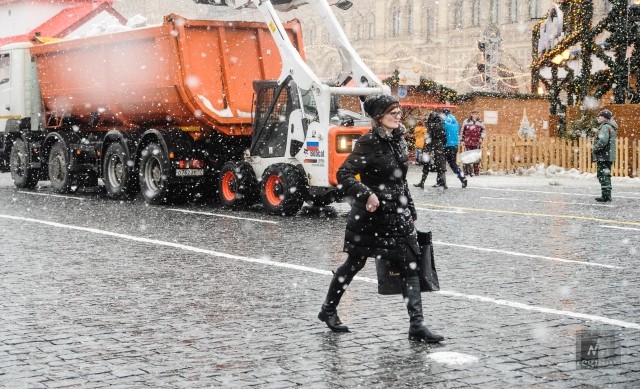 На московских дорогах ожидают гололедицу и мокрый снег